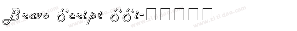 Bravo Script SSi字体转换